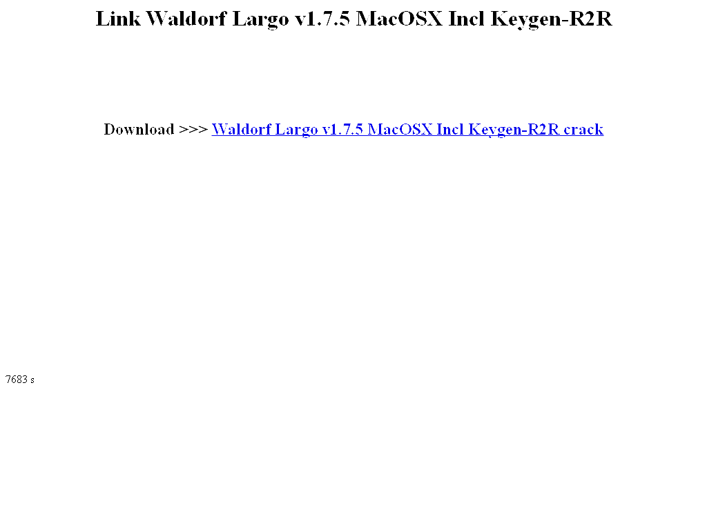 waldorf largo 1 5 1 keygen software